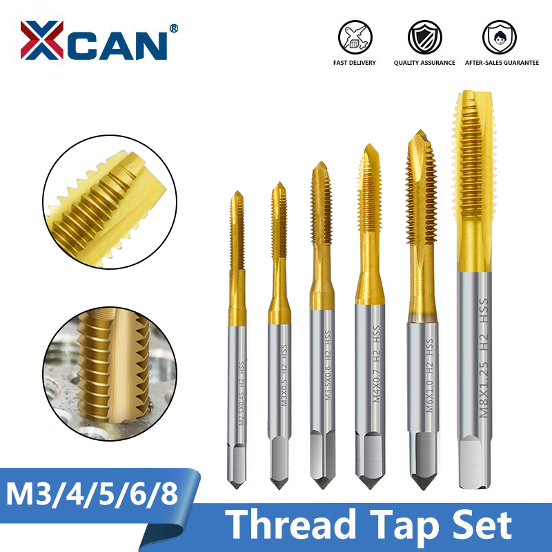Cnc Router Bit - XCAN Metric Tap Set 5pcs M3