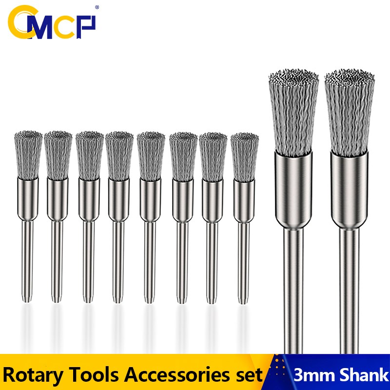 Cnc Router Bit - CMCP Steel Wire Wheel Brush Set