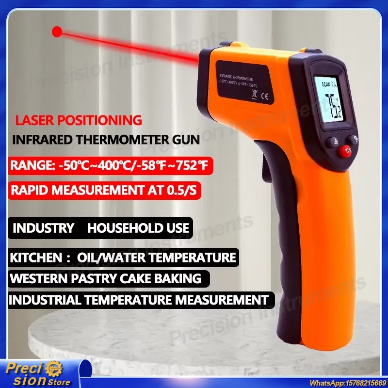Industrial Infrared Laser - Infrared Thermometer Gun Non Contact Laser