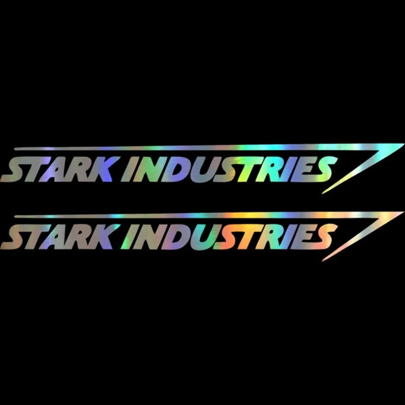Industrial Laser Packaging - 2Pcs Fashion Laser Car Stickers Stark