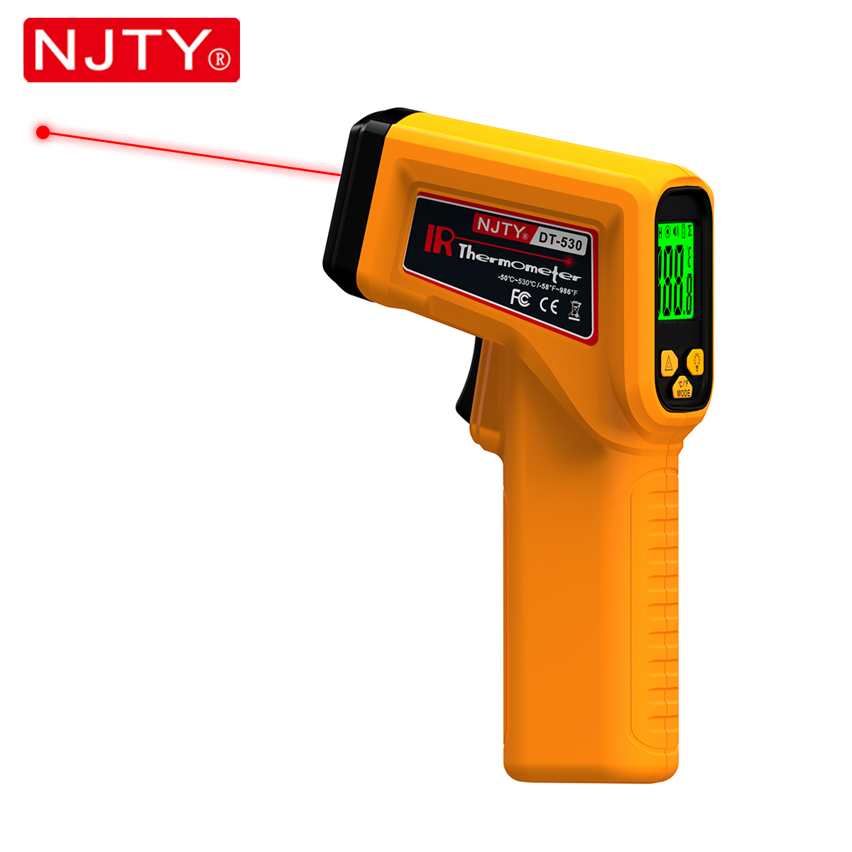 NJTY Infrared Thermometer Lase - Industrial Infrared Laser 评论和价格