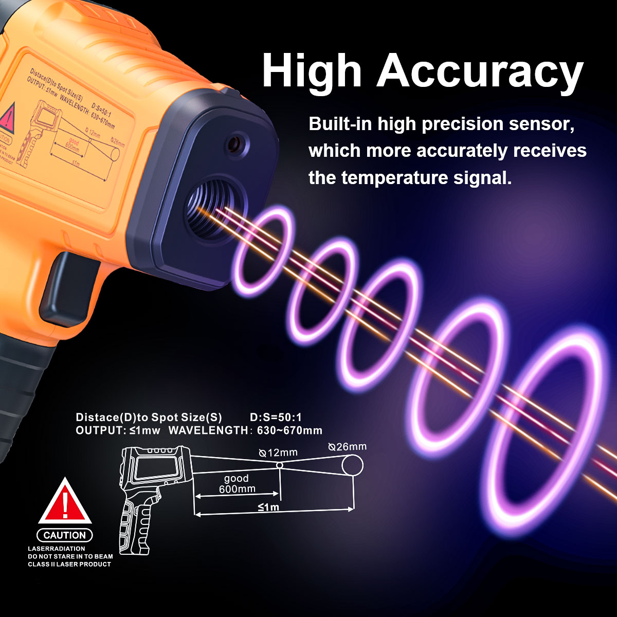 DT1000 DT1600 Infrared Thermom - Industrial Infrared Laser 评论和价格