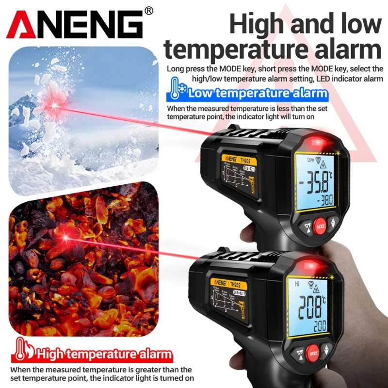ANENG TH202 Industrial Handhel - Industrial Infrared Laser 评论和价格