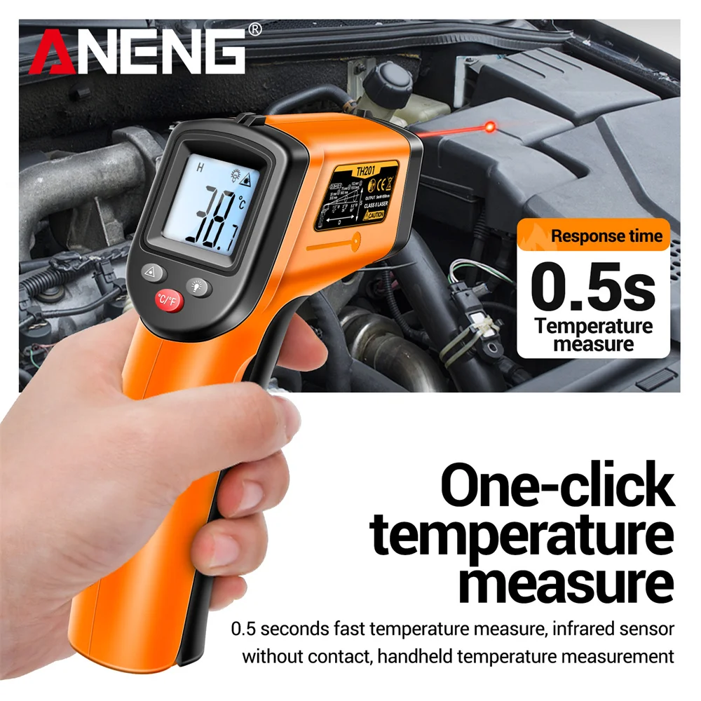 ANENG TH201 Infrared Thermomet - Industrial Infrared Laser 评论和价格