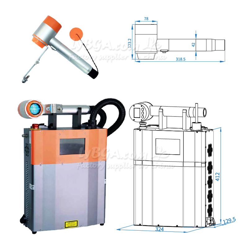 LY-LCG100A 100W Pulsed Laser C - Industrial Laser Machines 评论和价格