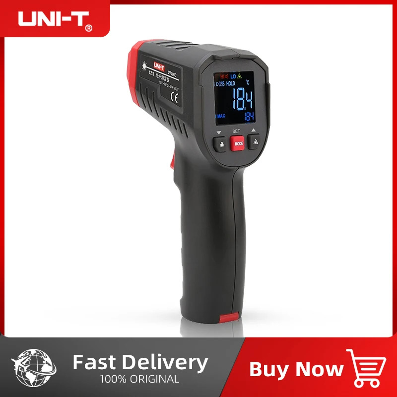 UNI-T Digital Thermometer Non- - Industrial Infrared Laser 评论和价格