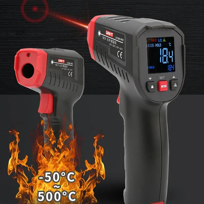 UNI-T Digital Thermometer Non- - Industrial Infrared Laser 评论和价格
