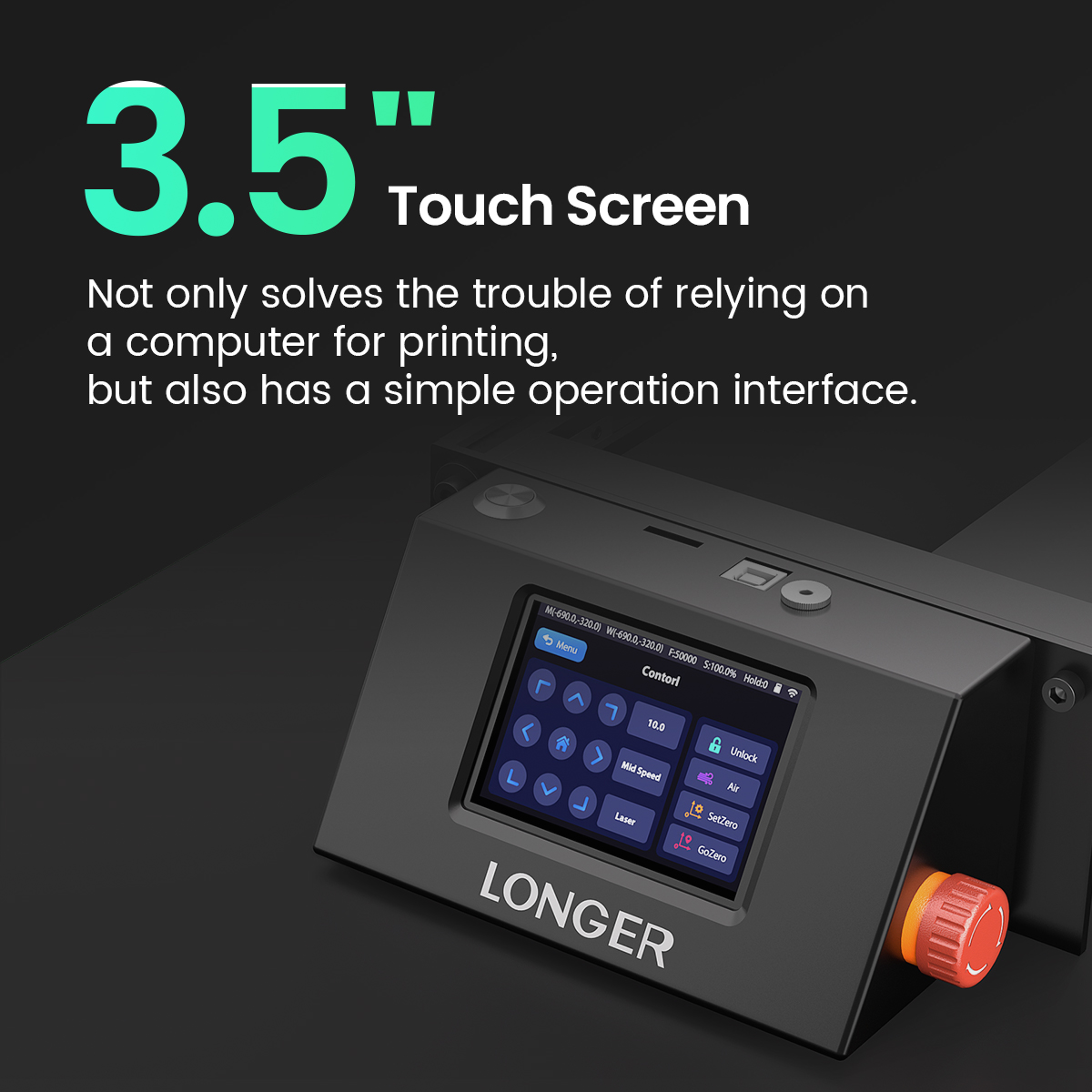 LONGER 20W 10W 5W Smart Laser  - Industrial Laser Engraver For Metal 评论和价格