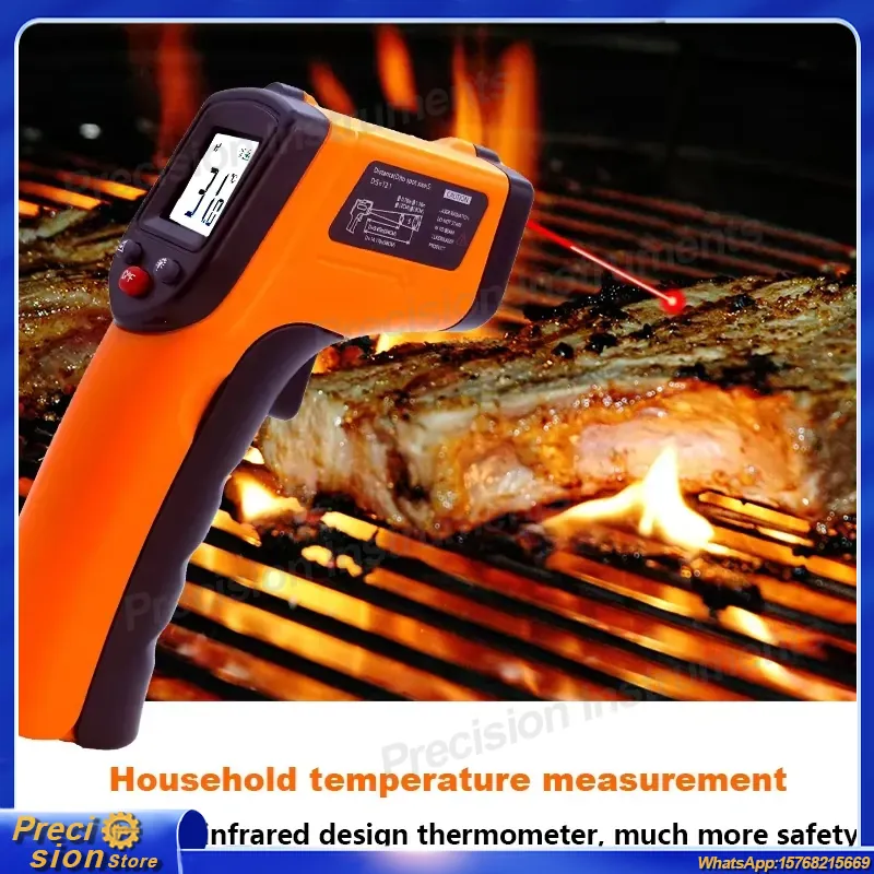 Infrared Thermometer Gun Non C - Industrial Infrared Laser 评论和价格
