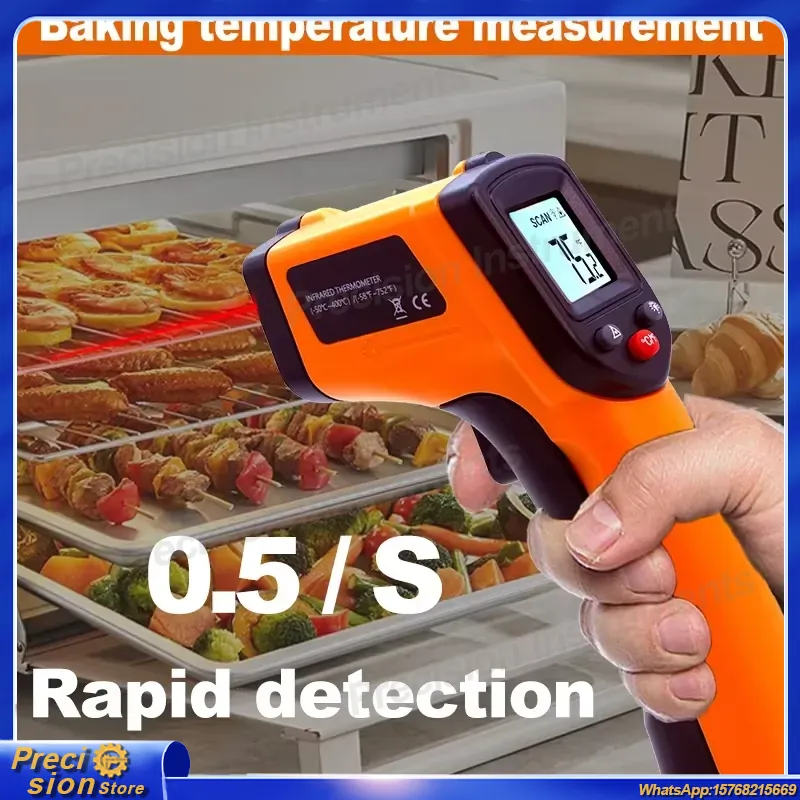 Infrared Thermometer Gun Non C - Industrial Infrared Laser 评论和价格